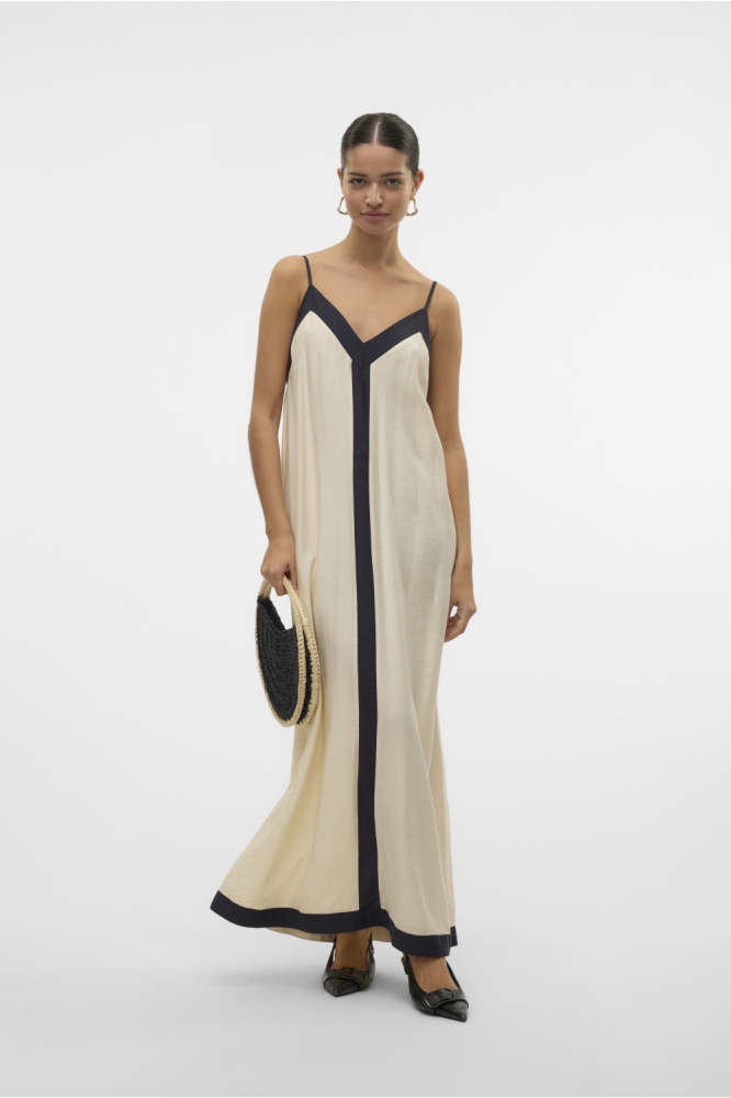 VMDENISE SINGLET ANKLE DRESS WVN BT 10329793 Birch/ Black